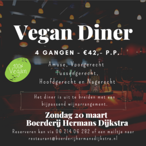 vegan diner boerderij Hermans Dijkstra Midwolda groningen